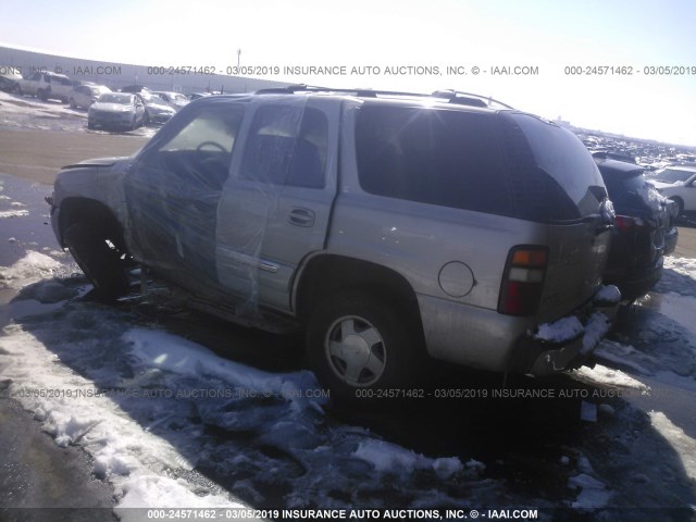 1GKEK13Z14R130827 - 2004 GMC YUKON SILVER photo 3