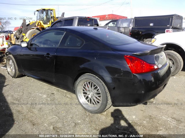 JN1CV6EL5DM982341 - 2013 INFINITI G37 BLACK photo 3