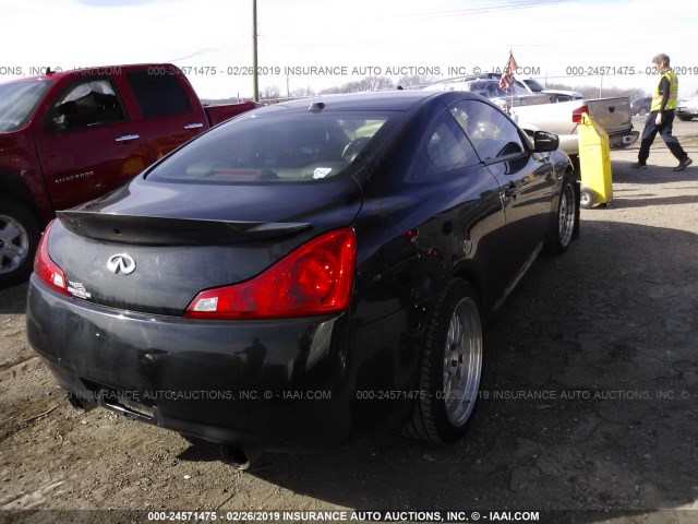 JN1CV6EL5DM982341 - 2013 INFINITI G37 BLACK photo 4