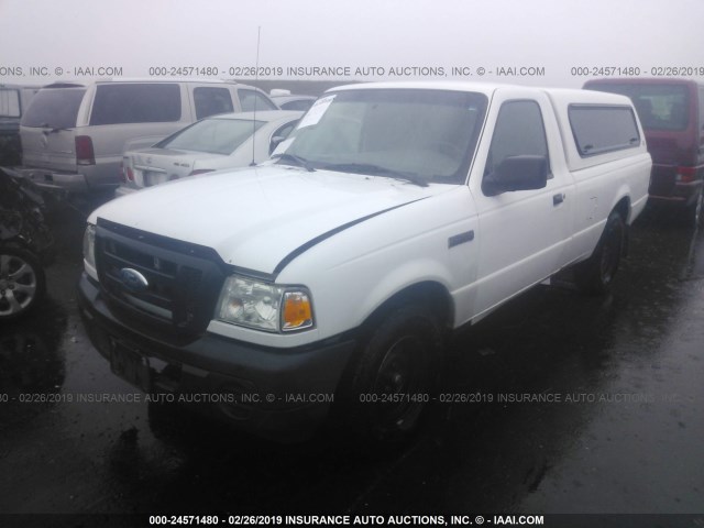 1FTYR10UX8PA18350 - 2008 FORD RANGER WHITE photo 2