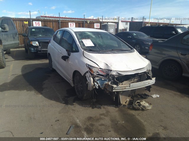 3HGGK5H63JM706474 - 2018 HONDA FIT SPORT WHITE photo 1