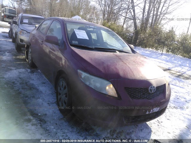 JTDBL40E69J005794 - 2009 TOYOTA COROLLA LE/XLE RED photo 1