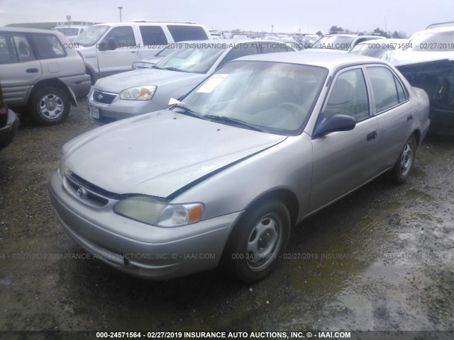 1NXBR12E4XZ278508 - 1999 TOYOTA COROLLA VE/CE/LE Champagne photo 2