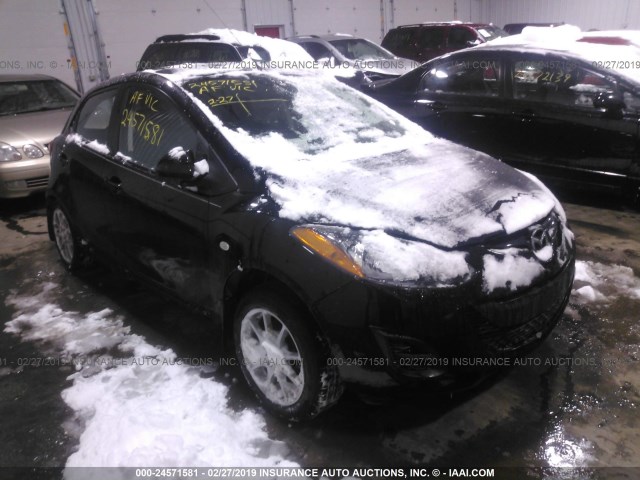 JM1DE1KY0C0147855 - 2012 MAZDA MAZDA2 Dark Blue photo 1