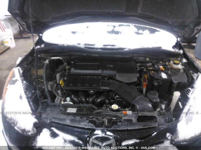 JM1DE1KY0C0147855 - 2012 MAZDA MAZDA2 Dark Blue photo 10