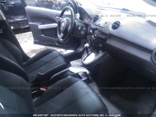 JM1DE1KY0C0147855 - 2012 MAZDA MAZDA2 Dark Blue photo 5