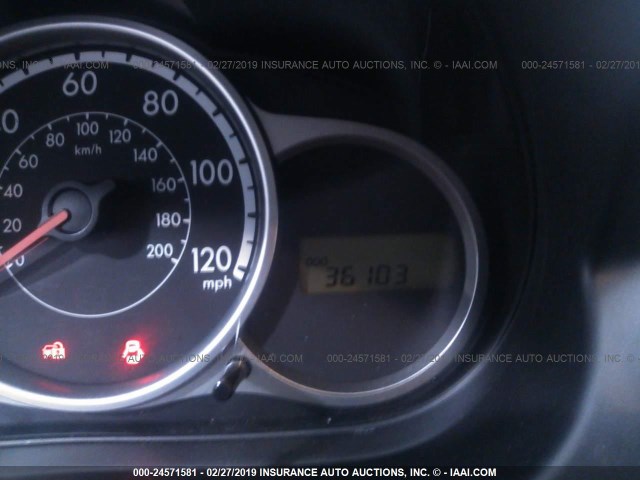 JM1DE1KY0C0147855 - 2012 MAZDA MAZDA2 Dark Blue photo 7
