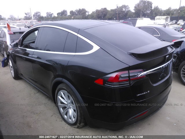 5YJXCBE23HF050514 - 2017 TESLA MODEL X BLACK photo 3