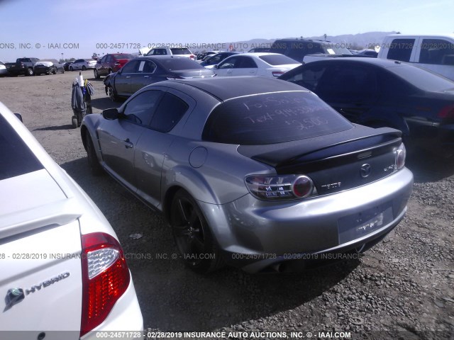 JM1FE17NX50159635 - 2005 MAZDA RX8 SILVER photo 3