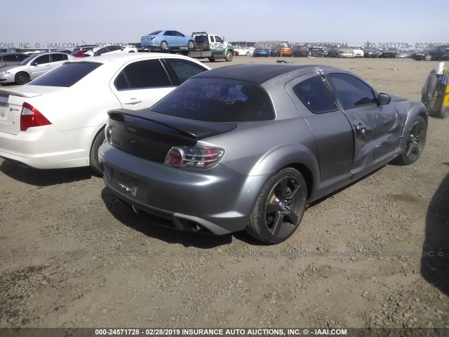 JM1FE17NX50159635 - 2005 MAZDA RX8 SILVER photo 4