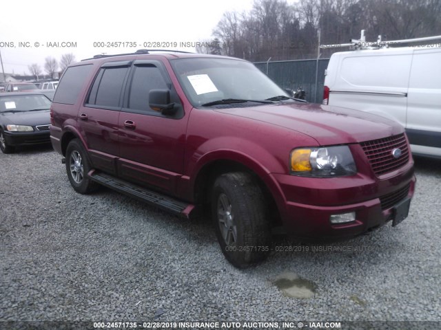 1FMPU18L44LB24019 - 2004 FORD EXPEDITION EDDIE BAUER RED photo 1