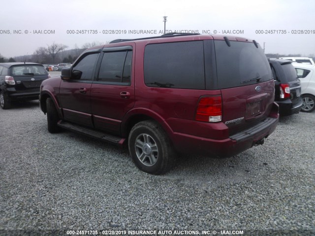 1FMPU18L44LB24019 - 2004 FORD EXPEDITION EDDIE BAUER RED photo 3