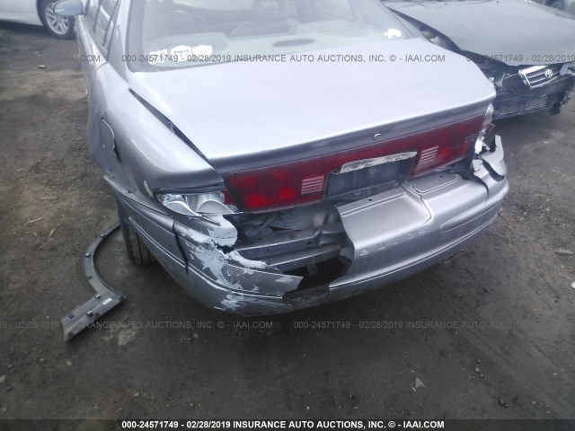 2G4WF5214W1587856 - 1998 BUICK REGAL GS SILVER photo 6