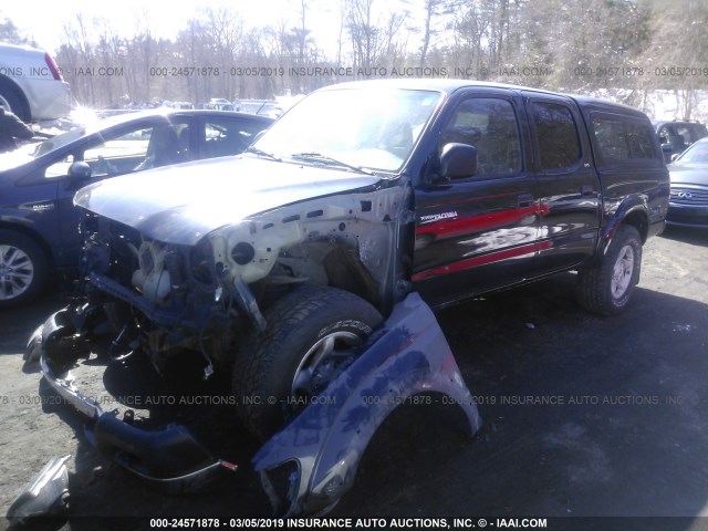 5TEHN72N31Z776307 - 2001 TOYOTA TACOMA DOUBLE CAB 黑色 照片 2