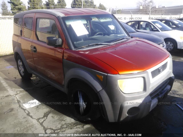 5J6YH28554L003899 - 2004 HONDA ELEMENT EX ORANGE photo 1