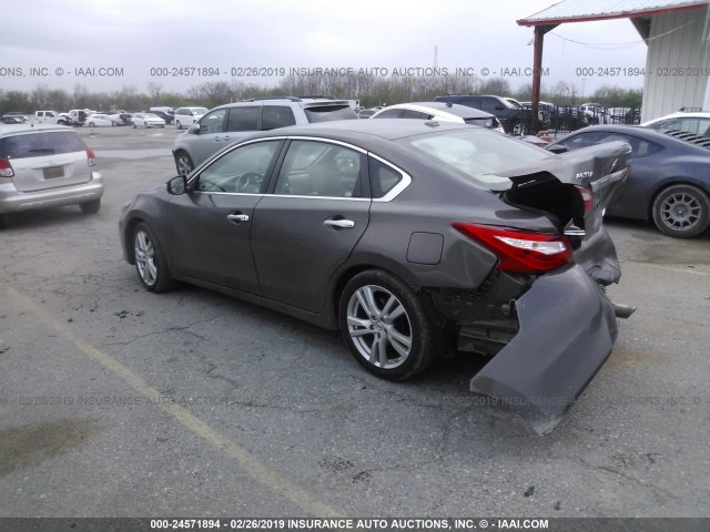 1N4BL3AP6GC127024 - 2016 NISSAN ALTIMA 3.5SL/3.5 SR Dark Brown photo 3