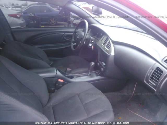 2G1WL16C269318279 - 2006 CHEVROLET MONTE CARLO SS წითელი ფოტო 5