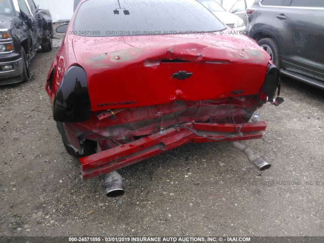 2G1WL16C269318279 - 2006 CHEVROLET MONTE CARLO SS წითელი ფოტო 6