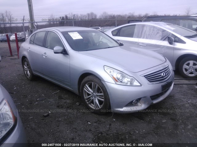 JN1CV6AR5DM756181 - 2013 INFINITI G37 SILVER photo 1