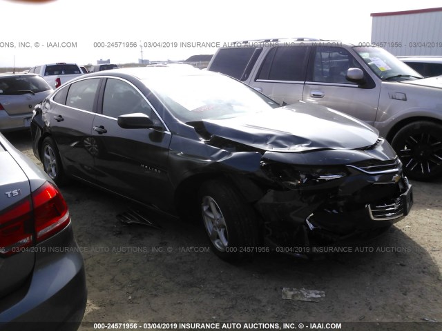 1G1ZB5ST0HF183326 - 2017 CHEVROLET MALIBU LS GRAY photo 1