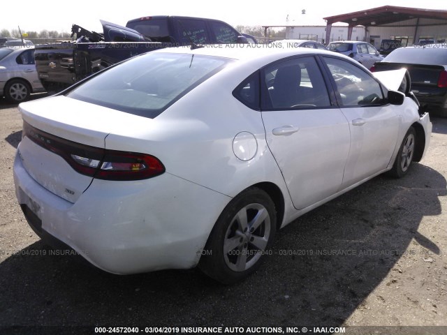 1C3CDFBB6FD159193 - 2015 DODGE DART SXT WHITE photo 4