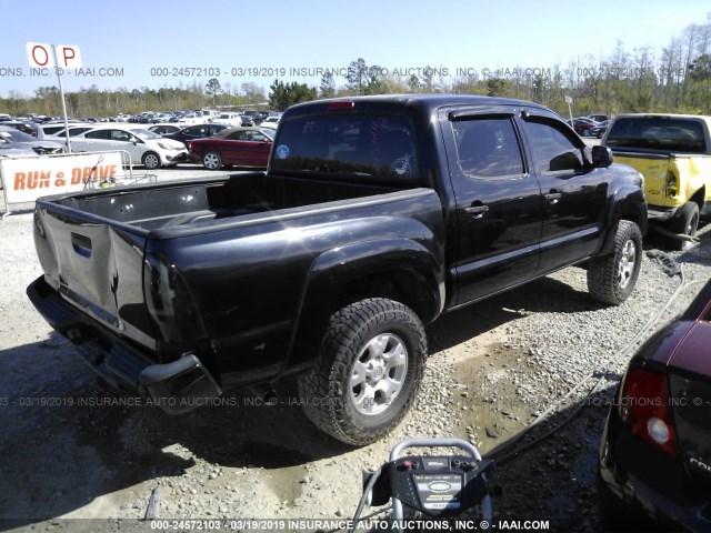 3TMJU62N25M008013 - 2005 TOYOTA TACOMA DOUBLE CAB PRERUNNER BLACK photo 4