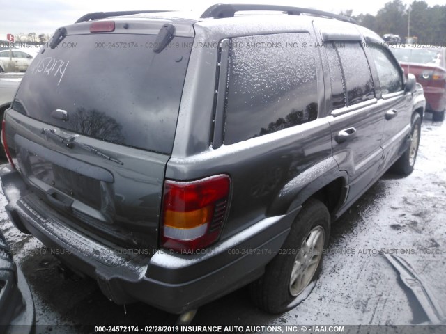 1J4GX48S84C388519 - 2004 JEEP GRAND CHEROKEE LAREDO/COLUMBIA/FREEDOM 灰色 照片 4