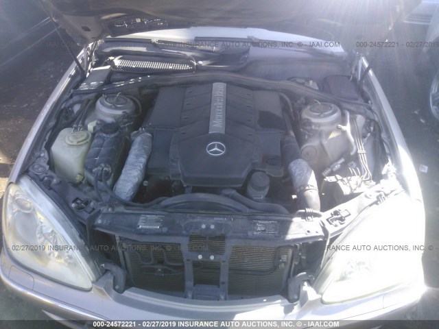 WDBNG70J13A336868 - 2003 MERCEDES-BENZ S 430 GOLD photo 10
