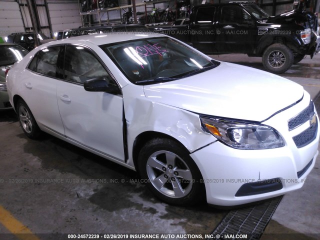 1G11B5SA4DF319284 - 2013 CHEVROLET MALIBU LS თეთრი ფოტო 1