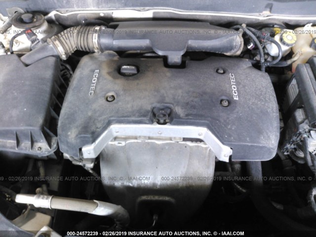 1G11B5SA4DF319284 - 2013 CHEVROLET MALIBU LS თეთრი ფოტო 10