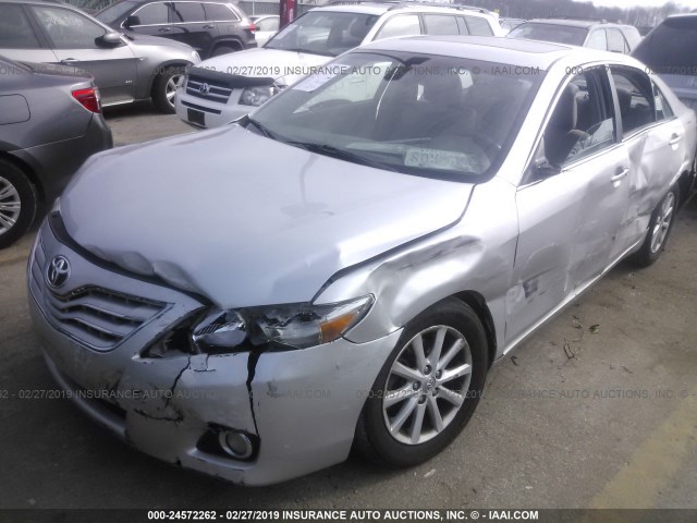 4T1BF3EK0AU504959 - 2010 TOYOTA CAMRY SE/LE/XLE 银色 照片 6