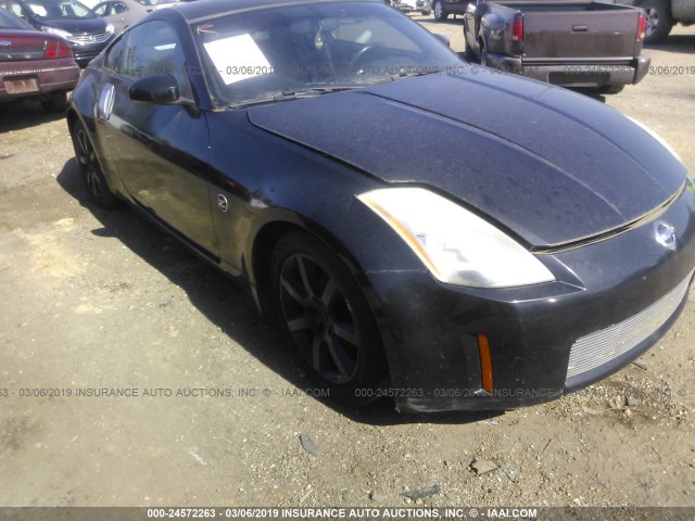 JN1AZ34D14M100277 - 2004 NISSAN 350Z COUPE BLACK photo 1