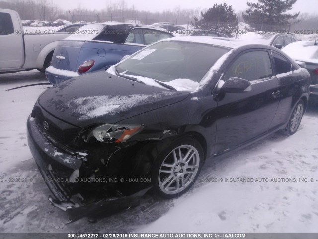 JTKDE167190276030 - 2009 TOYOTA SCION TC BLACK photo 2