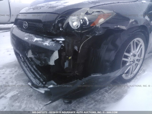 JTKDE167190276030 - 2009 TOYOTA SCION TC BLACK photo 6