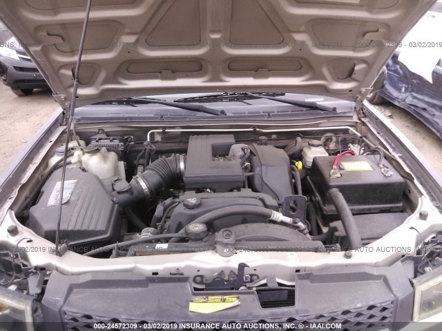 1GCDS196048170181 - 2004 CHEVROLET COLORADO GRAY photo 10