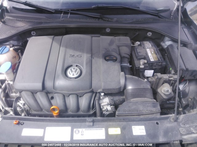 1VWBP7A3XDC003379 - 2013 VOLKSWAGEN PASSAT SE GRAY photo 10