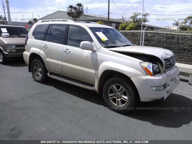 JTJBT20X530005432 - 2003 LEXUS GX 470 BEIGE photo 1