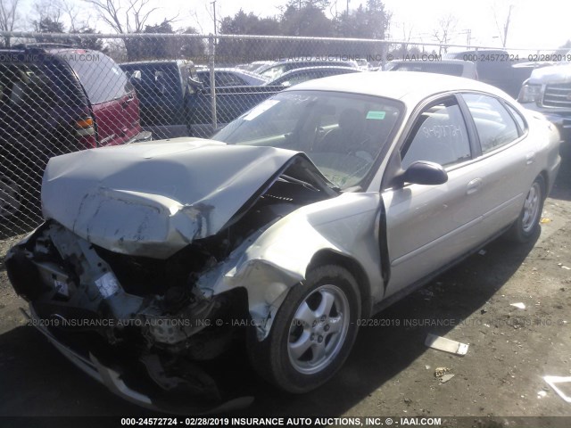 1FAFP55294A211541 - 2004 FORD TAURUS SES BEIGE photo 2