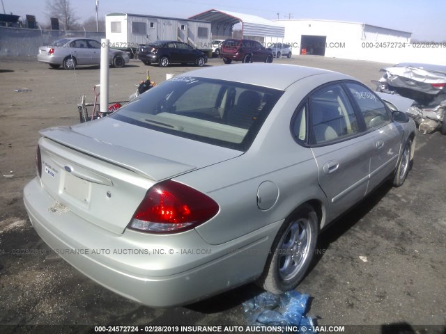 1FAFP55294A211541 - 2004 FORD TAURUS SES BEIGE photo 4