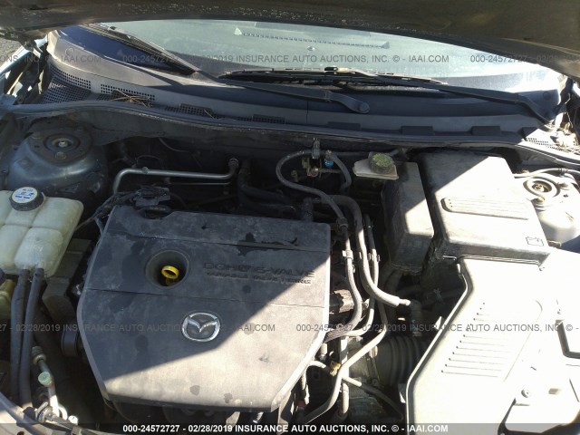 JM1BK323X71714766 - 2007 MAZDA 3 S SILVER photo 10