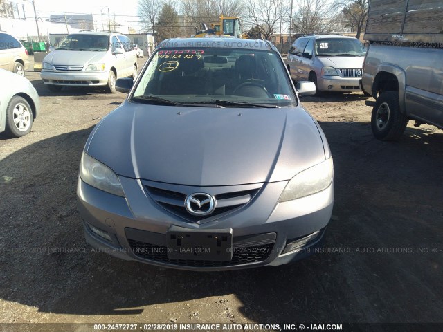 JM1BK323X71714766 - 2007 MAZDA 3 S SILVER photo 6