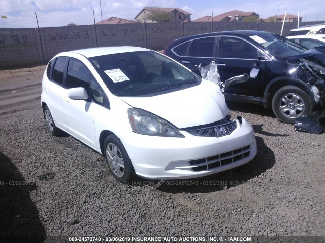 JHMGE8H35CS001956 - 2012 HONDA FIT WHITE photo 1