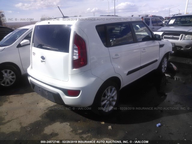 KNDJT2A61C7478644 - 2012 KIA SOUL +/!/SPORT WHITE photo 4