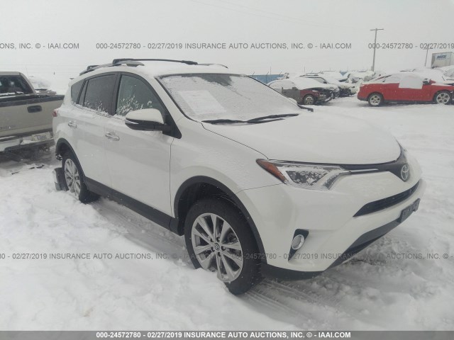 2T3DFREV2HW594249 - 2017 TOYOTA RAV4 LIMITED/SE/PLATINUM WHITE photo 1