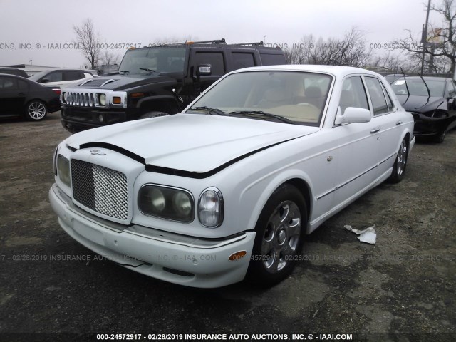 SCBLC31E42CX08336 - 2002 BENTLEY ARNAGE WHITE photo 2