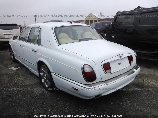 SCBLC31E42CX08336 - 2002 BENTLEY ARNAGE WHITE photo 3