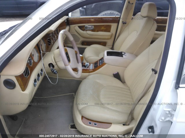 SCBLC31E42CX08336 - 2002 BENTLEY ARNAGE WHITE photo 5