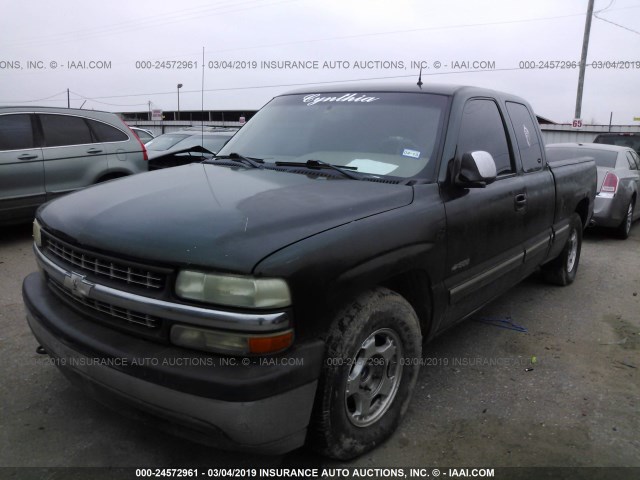 2GCEC19T821250934 - 2002 CHEVROLET SILVERADO C1500 GREEN photo 2