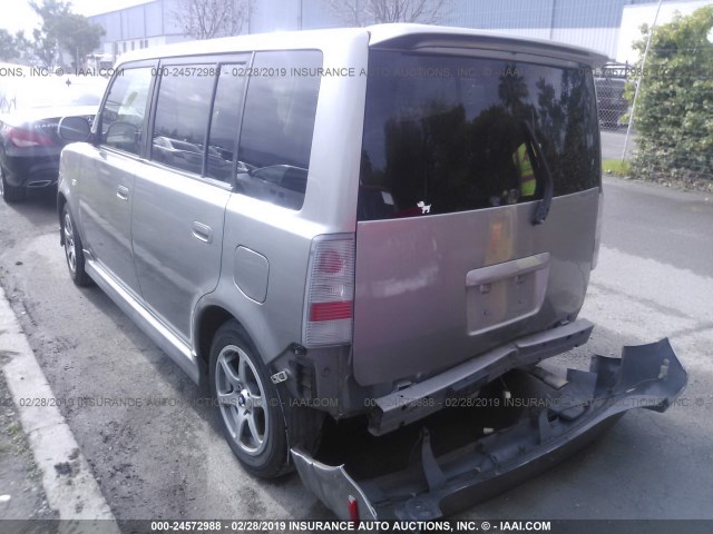 JTLKT324X40146286 - 2004 TOYOTA SCION XB GRAY photo 3