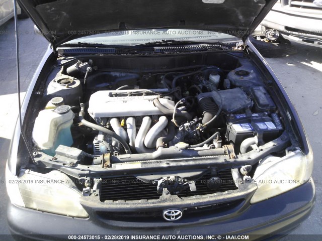 2T1BR12EXXC241819 - 1999 TOYOTA COROLLA VE/CE/LE BLACK photo 10